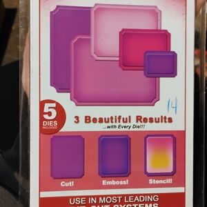 Crafting Dies Set - Purple and Pink